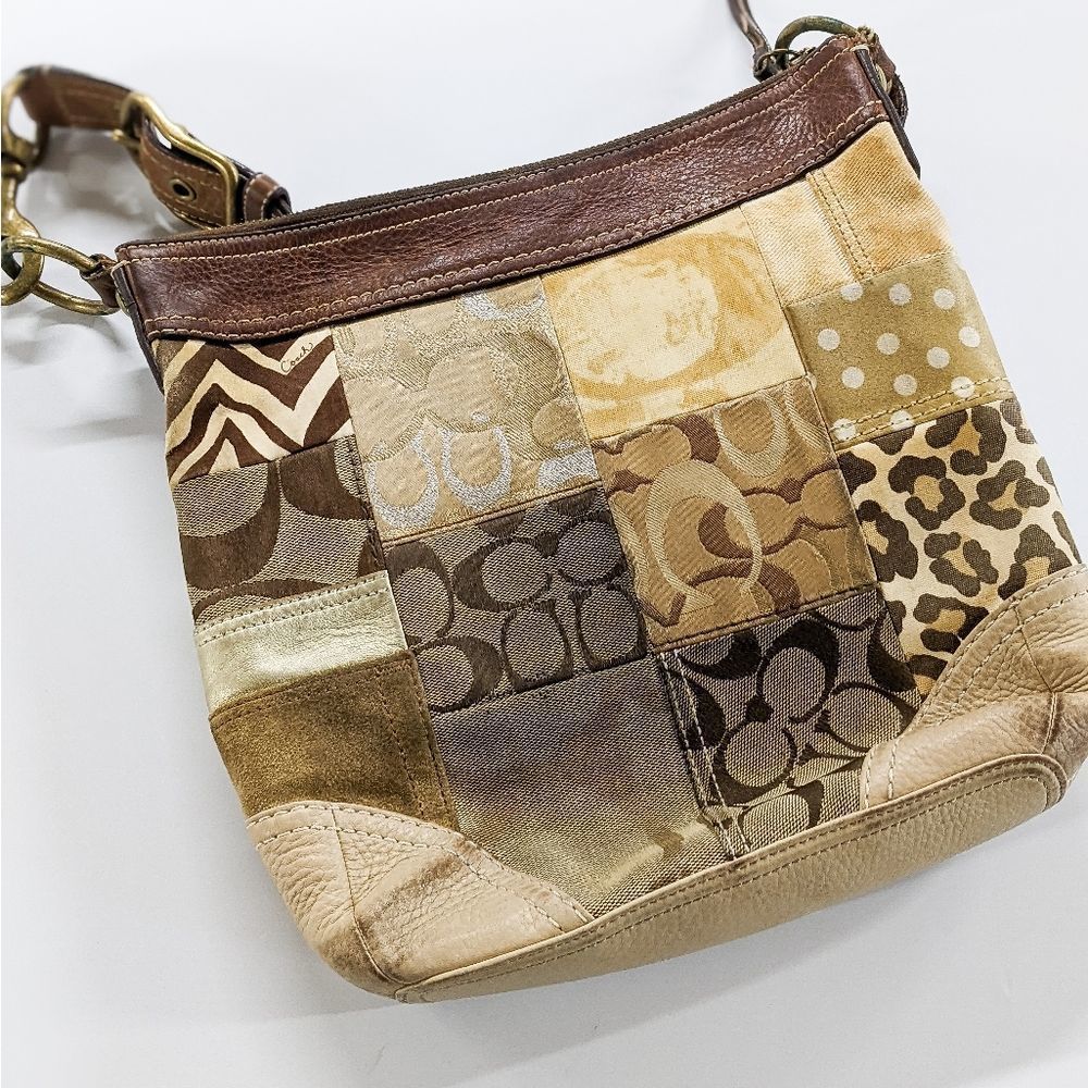 Coach Patchwork Medium Size Handbag - Picture 2 of 6